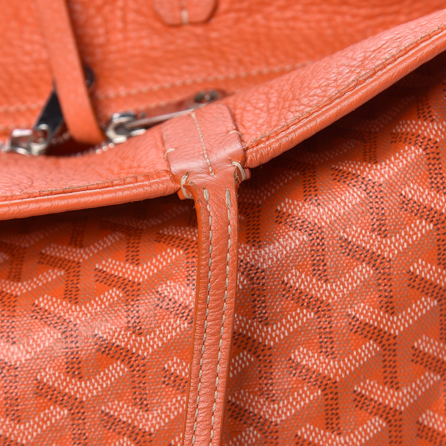 Goyard Goyardine Sac Hardy Pet Carrier PM Orange 31 of 36