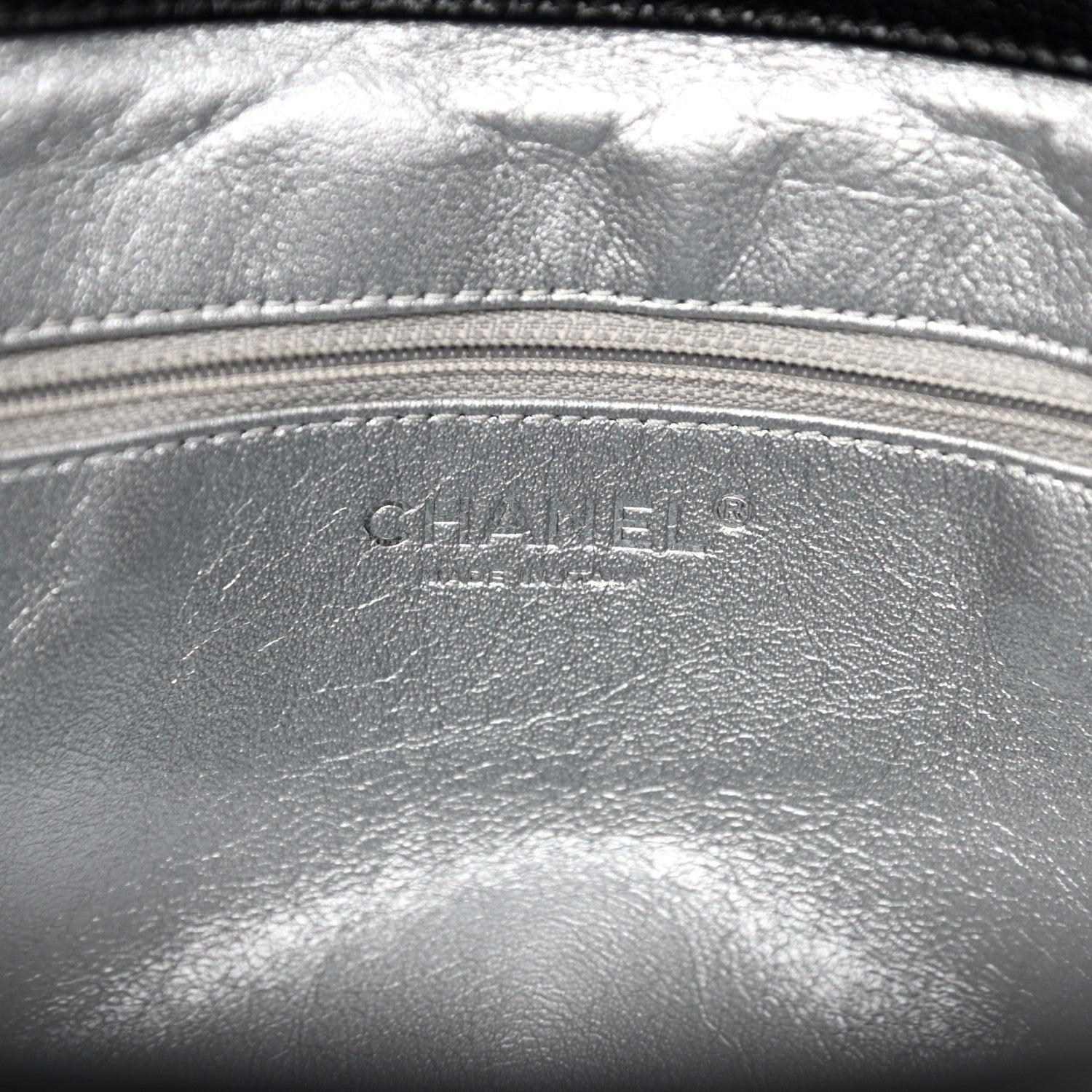 Chanel Glazed Caviar East West Modern Chain Tote Black 6 of 11
