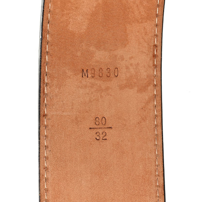 Louis Vuitton Epi Electric 40mm LV Initiales Belt 80 32 Black 6 of 8