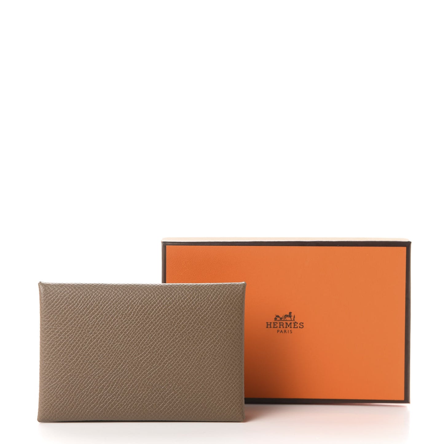 Epsom Calvi Card Case Etoupe