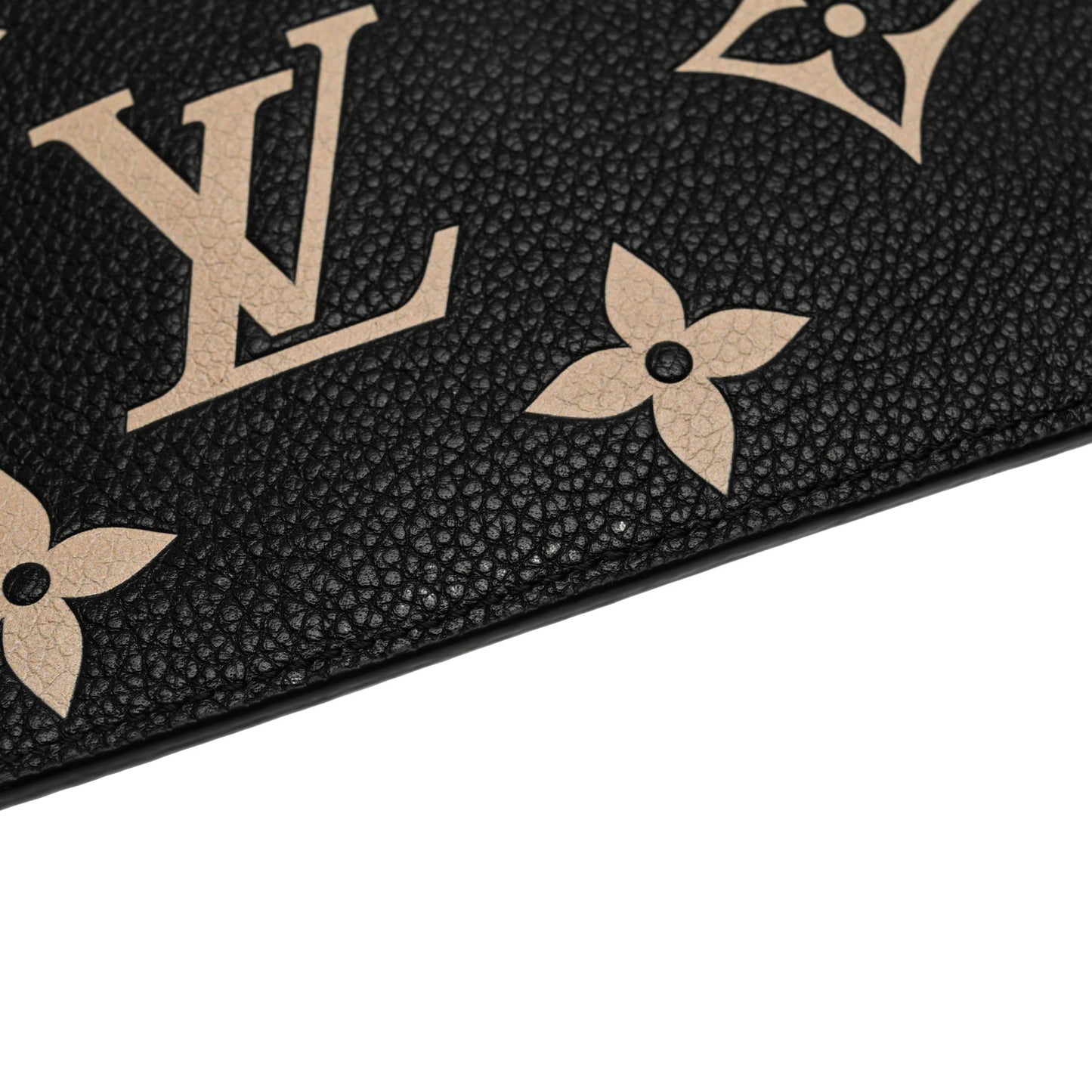 Empreinte Monogram Giant Crafty Pochette Felicie Zippered Insert Black