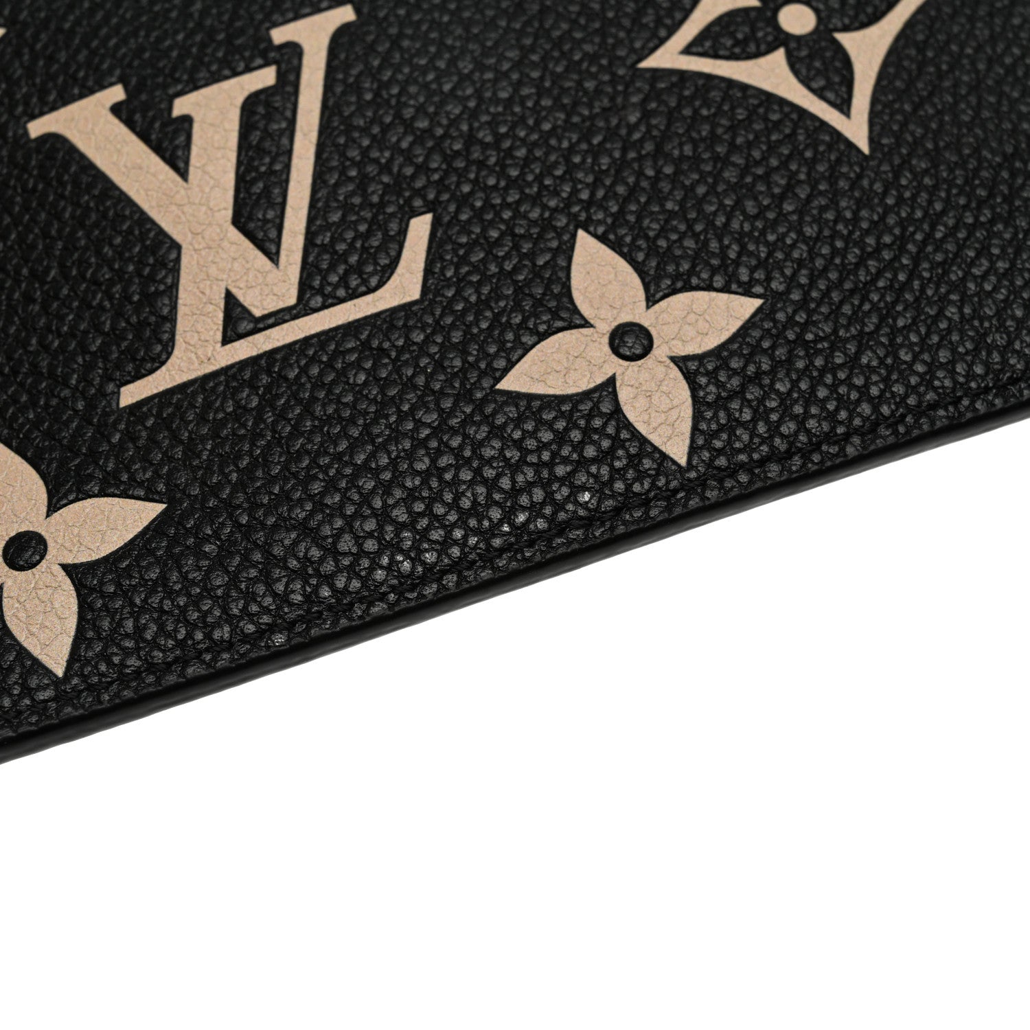 Louis Vuitton Empreinte Monogram Giant Crafty Pochette Felicie Zippered Insert Black 9 of 10