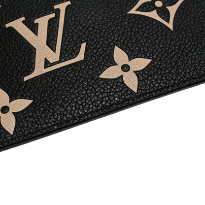 Louis Vuitton Empreinte Monogram Giant Crafty Pochette Felicie Zippered Insert Black 9 of 10