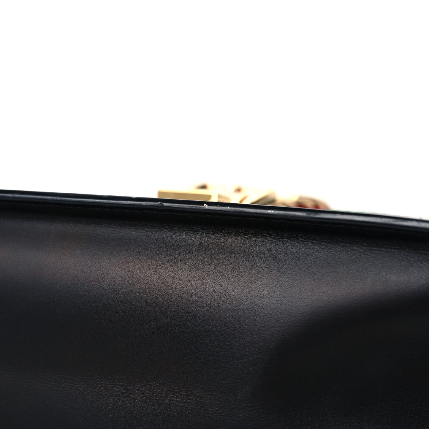 Calfskin Medium Sylvie Top Handle Bag Black
