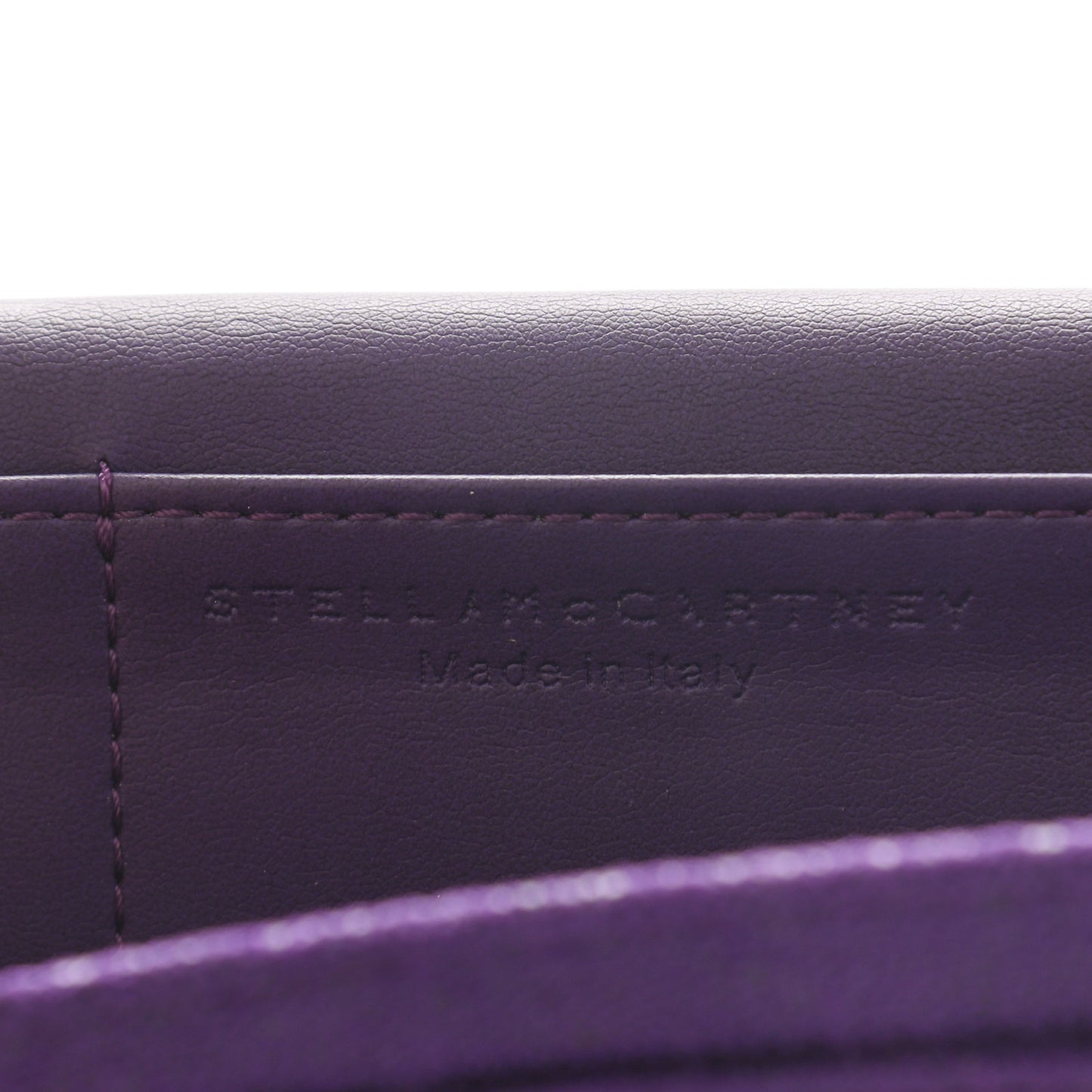 Shaggy Deer Falabella Flap Wallet Bright Purple