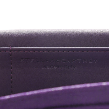 Stella McCartney Shaggy Deer Falabella Flap Wallet Bright Purple 7 of 8