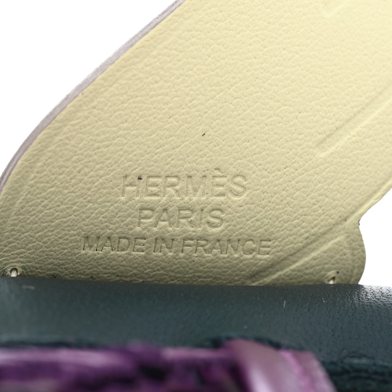 Hermes Milo Lambskin Grigri Rodeo Pegase Horse Bag Charm PM Vert Cypress Violet Jaune Milton 3 of 4