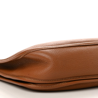 Hermes Taurillon Clemence Evelyne III PM Gold 7 of 12