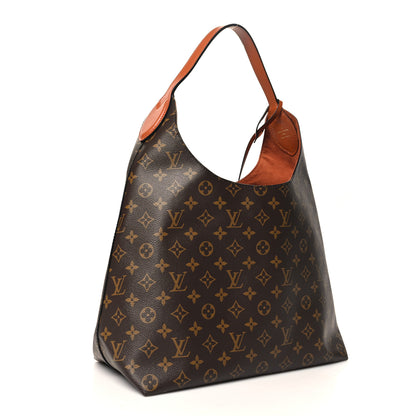 Louis Vuitton Monogram Flower Hobo Beige 3 of 9