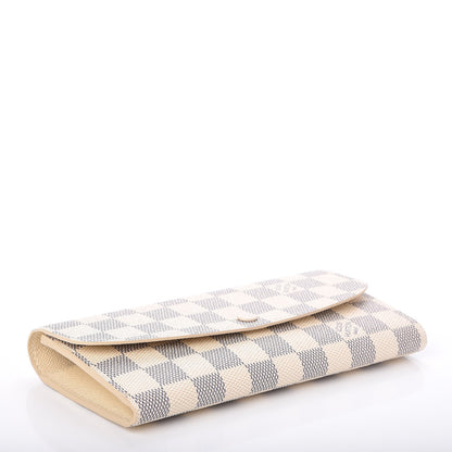 Louis Vuitton Damier Azur Emilie Wallet 4 of 7