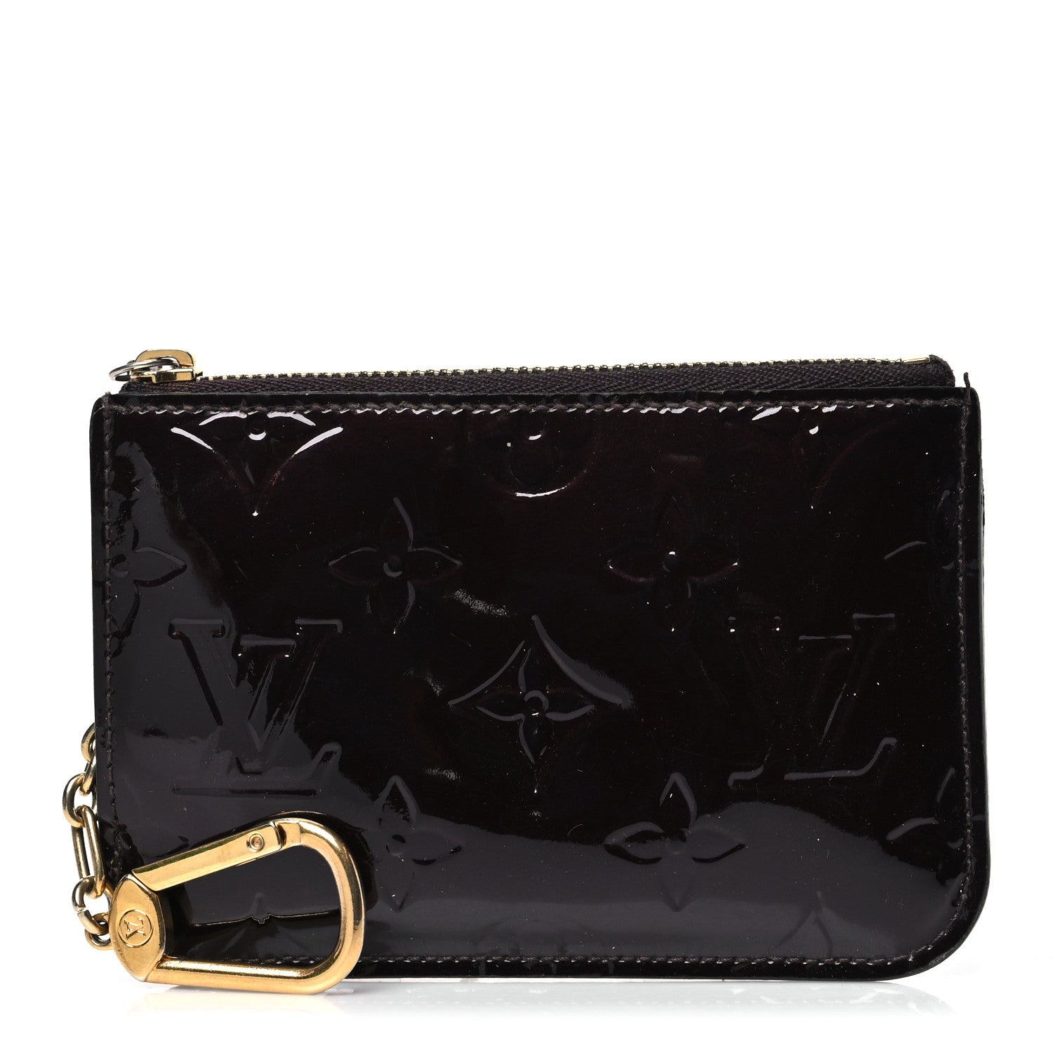 Louis Vuitton Vernis Key Pouch NM Amarante 1 of 7