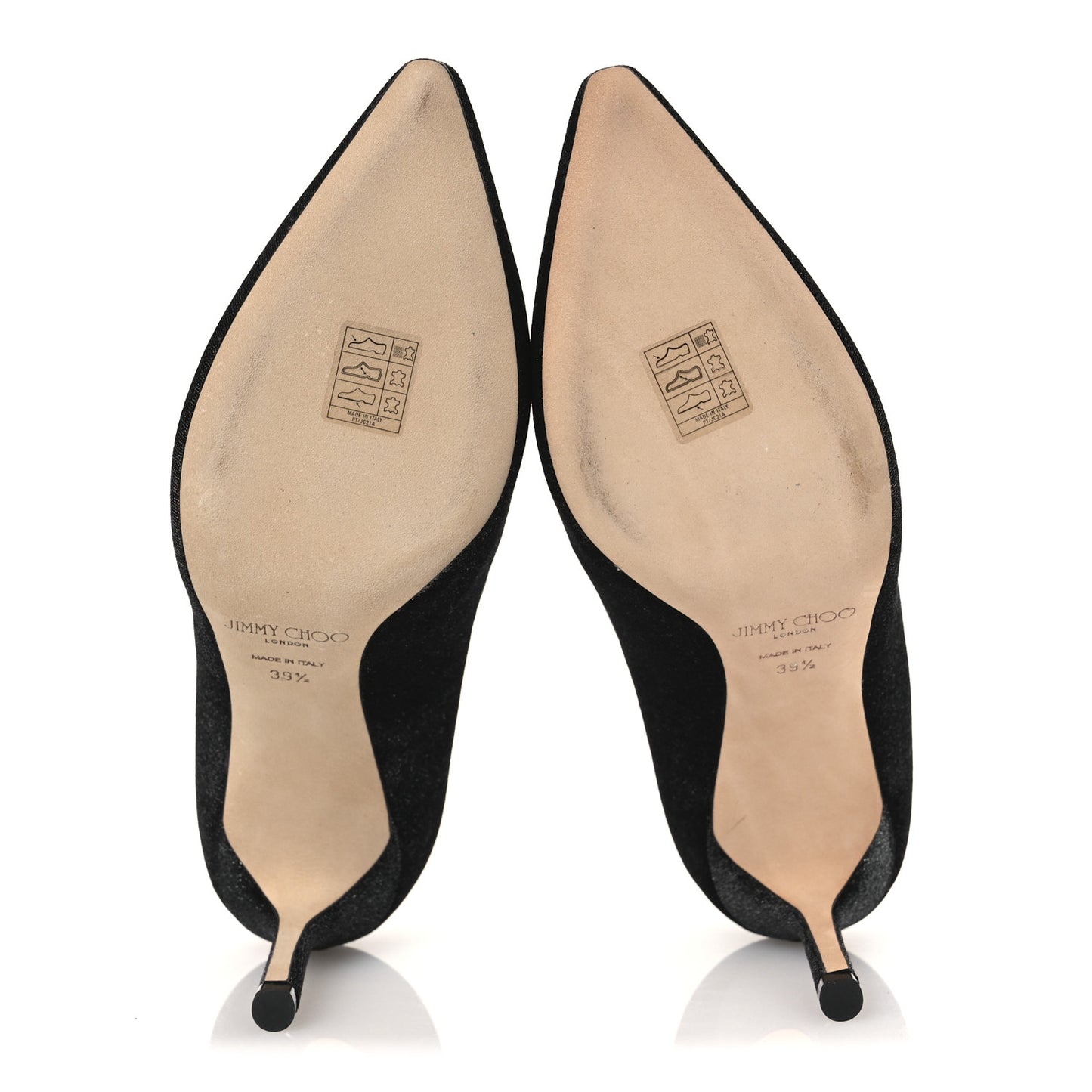 Metallic Velvet Romy 85 Pumps 39.5 Anthracite