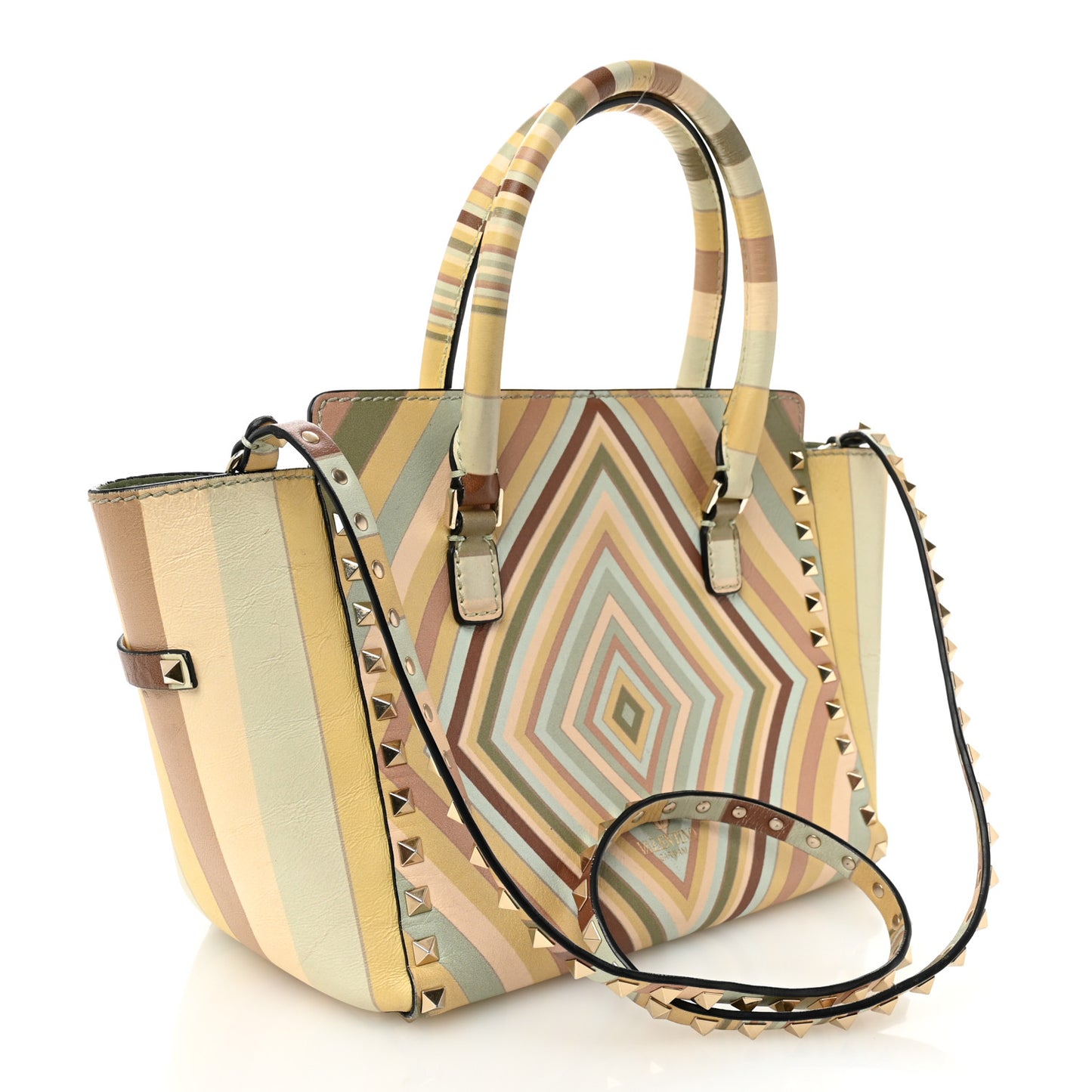 Vitello Native Couture 1975 Mini Rockstud Tote Multicolor