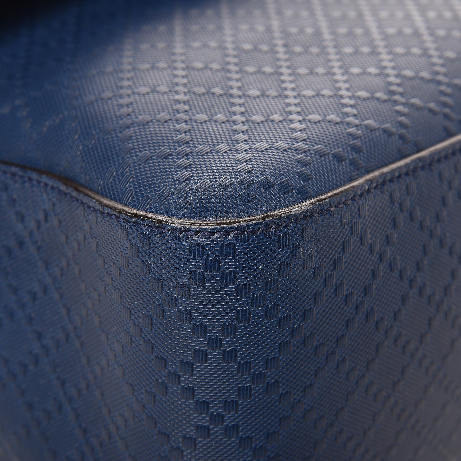 Gucci Diamante Medium Flap Messenger Bag Blue 8 of 19