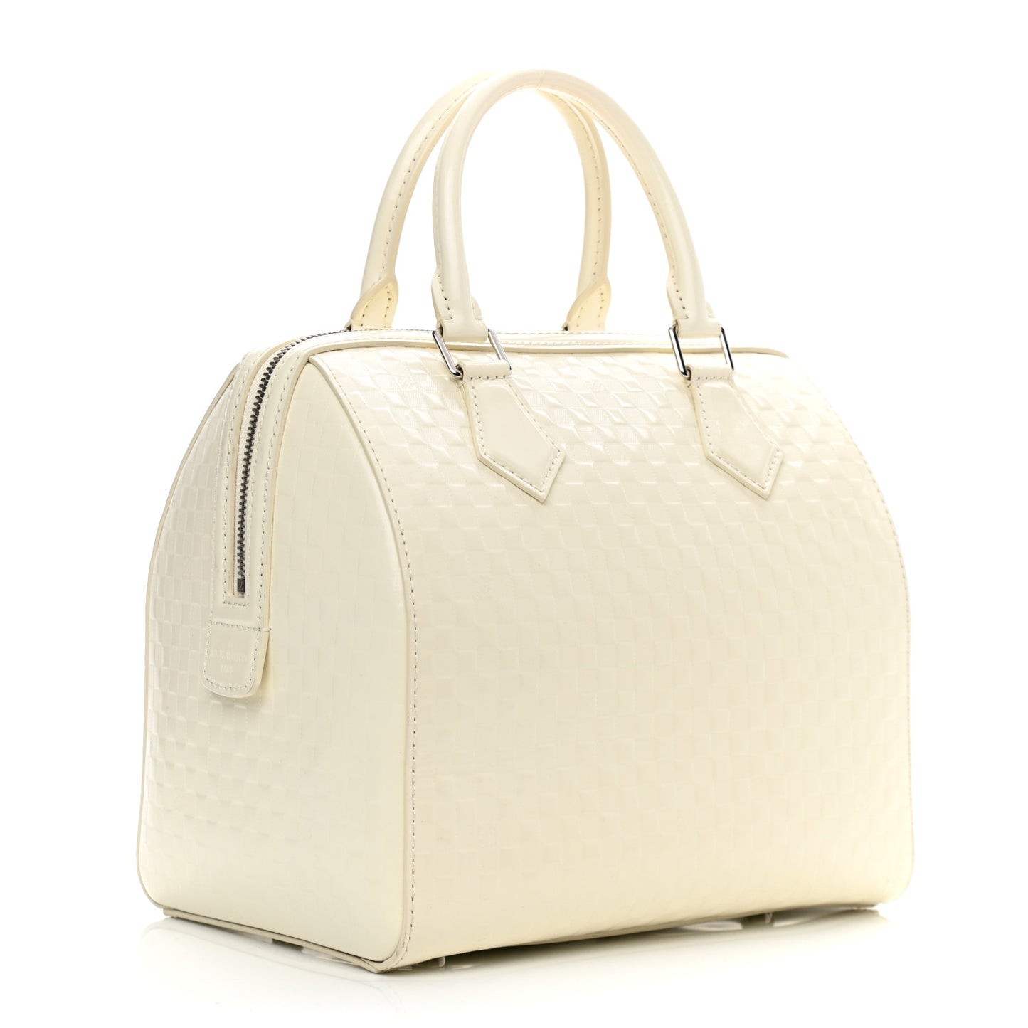 Damier Facette Speedy Cube MM Creme