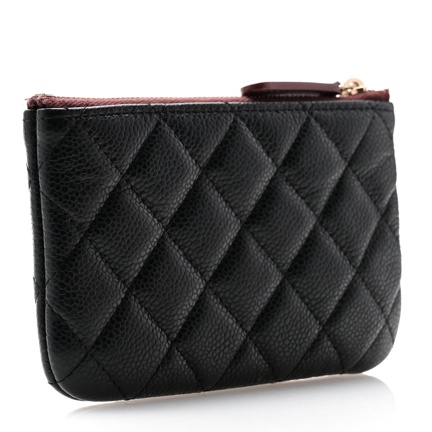 Chanel Caviar Quilted Small Cosmetic Case Black 3 of 8
