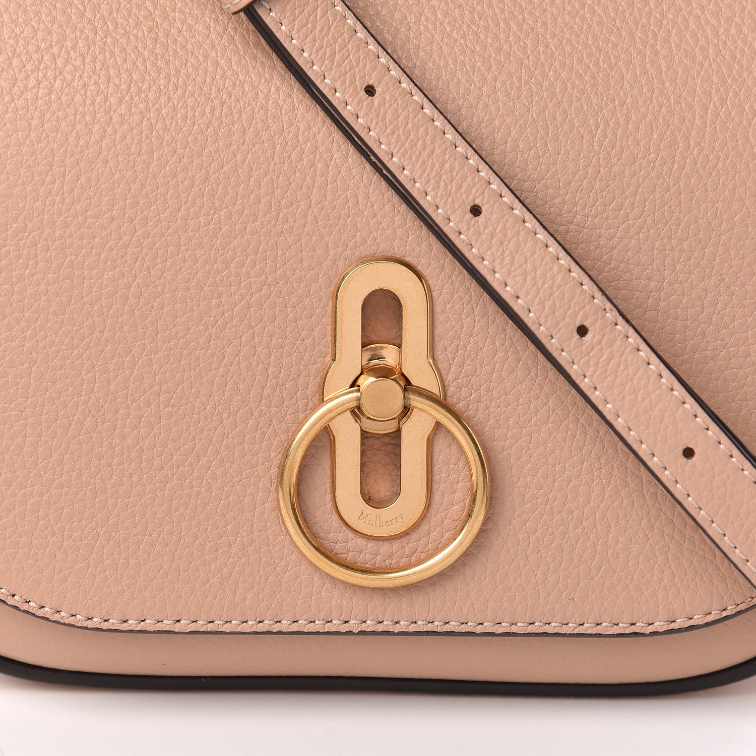 Mulberry Small Classic Grain Amberley Satchel Rosewater 9 of 13