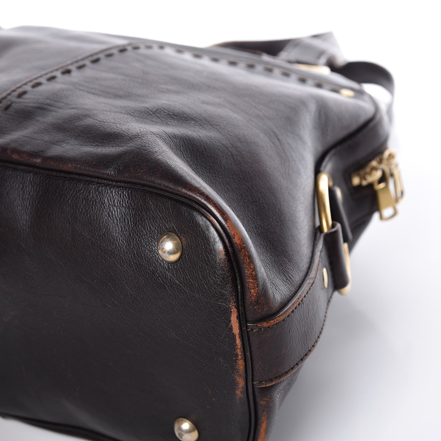 Saint Laurent Calfskin Large Muse Dark Brown 29 of 30