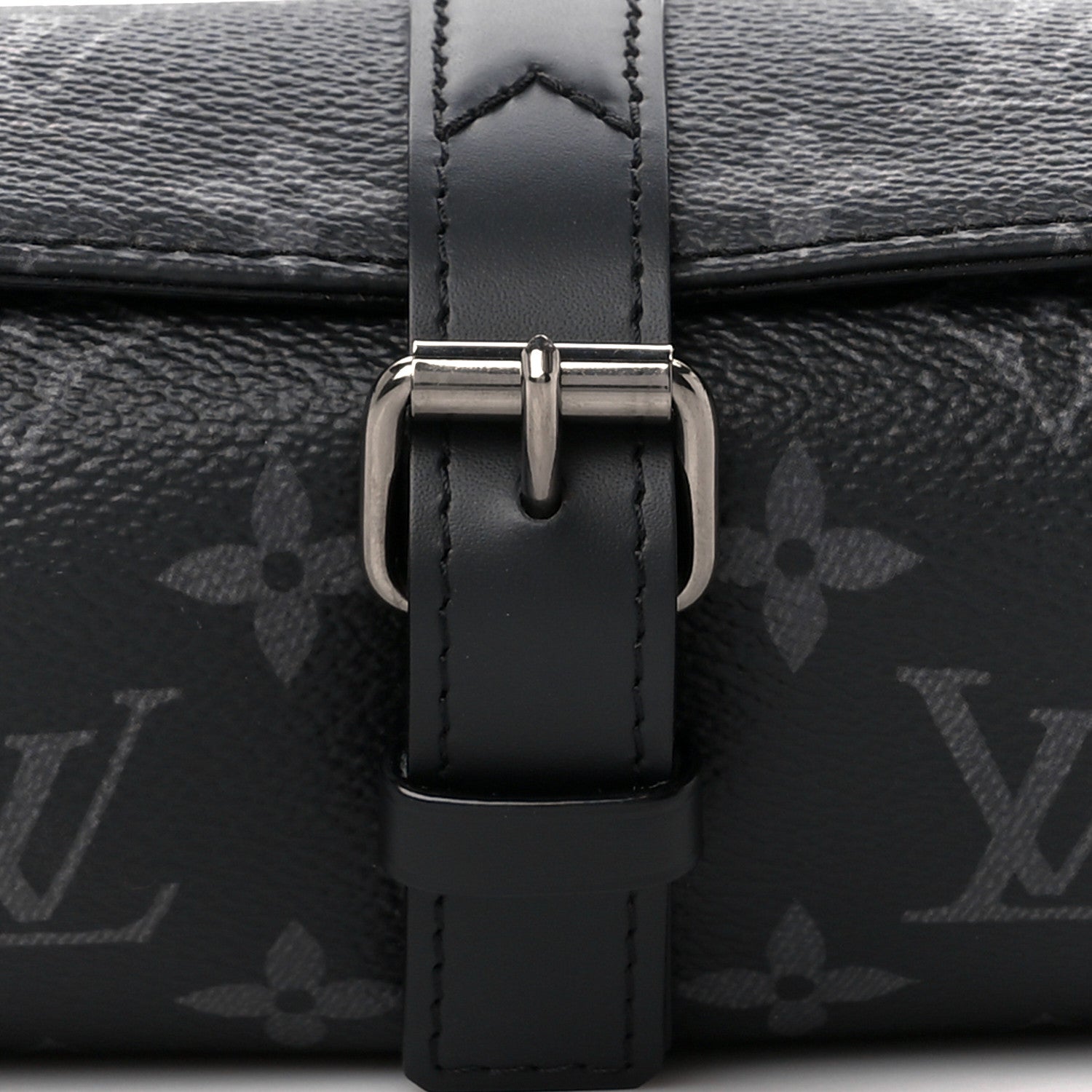 Louis Vuitton Monogram Eclipse 3 Watch Travel Case 8 of 10