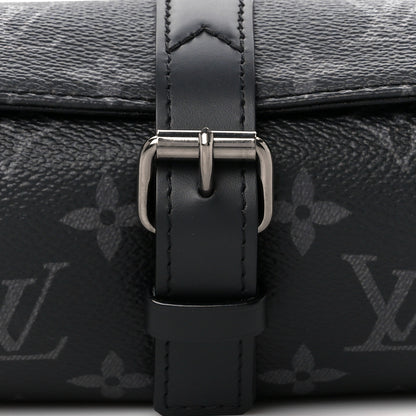 Louis Vuitton Monogram Eclipse 3 Watch Travel Case 8 of 10