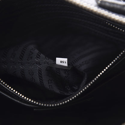 Prada Vitello Daino Shopping Satchel Black 8 of 12