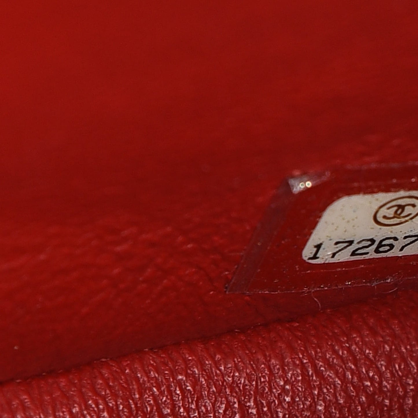 Lambskin Quilted Mini Rectangular Flap Red