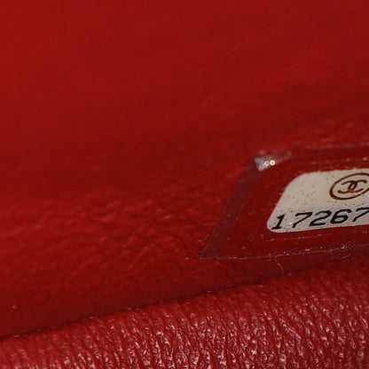 Chanel Lambskin Quilted Mini Rectangular Flap Red 7 of 11