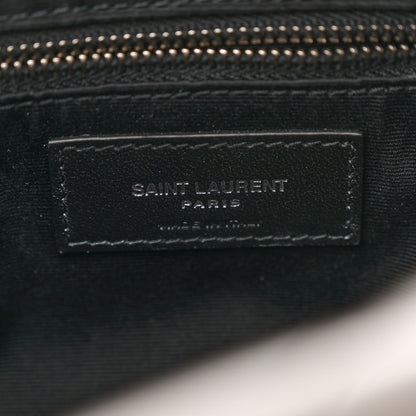 Saint Laurent Calfskin Y Quilted Monogram Small Loulou Bowling Bag Earth 6 of 10