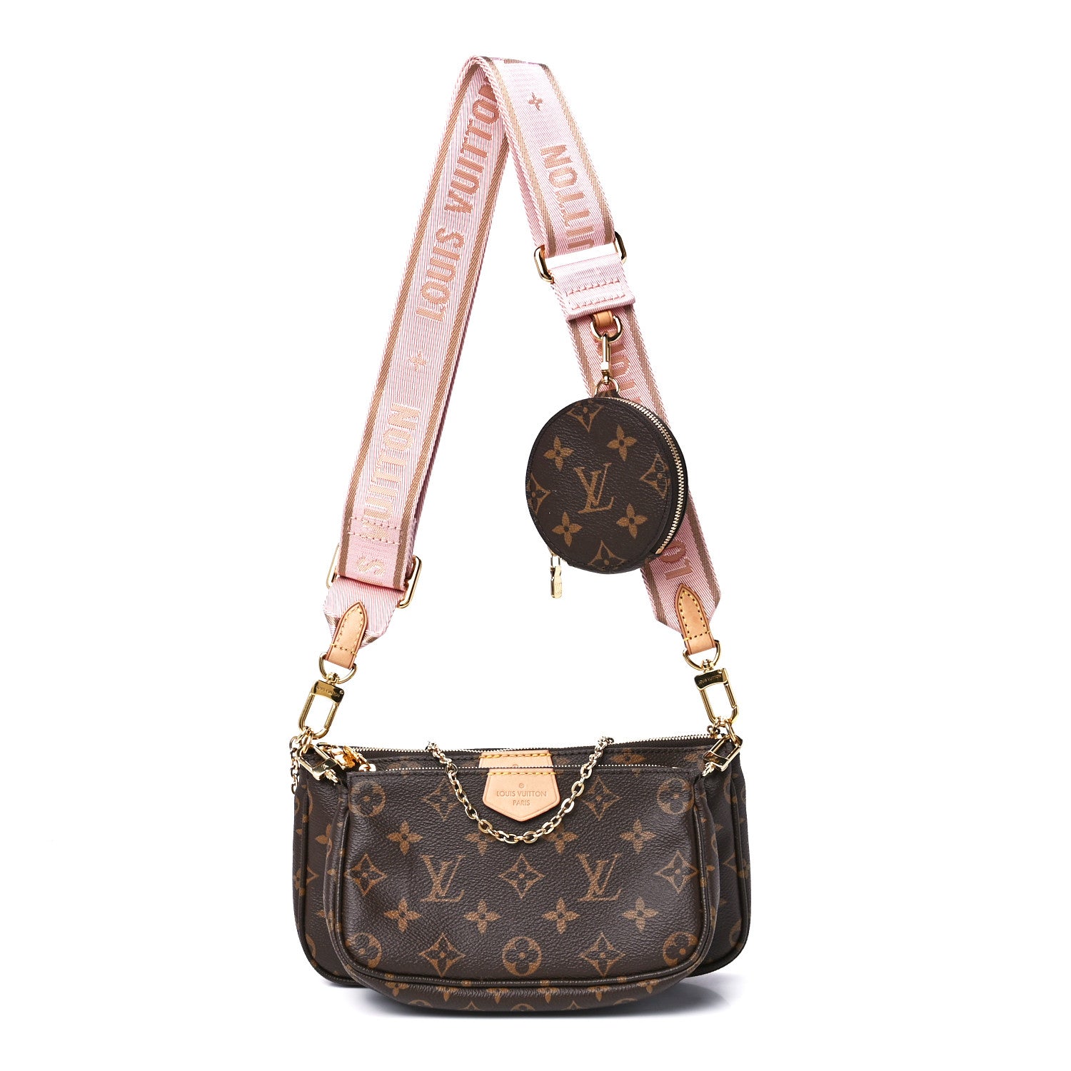 Louis Vuitton Monogram Multi Pochette Accessories Rose Clair 1 of 11