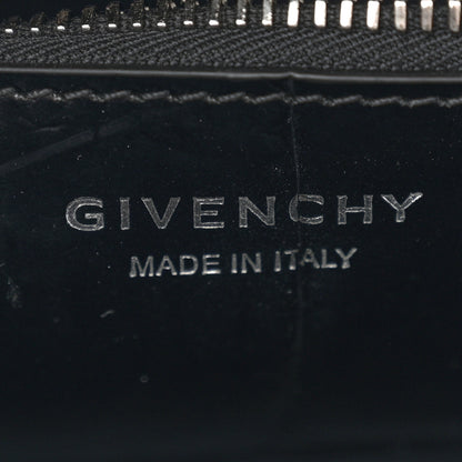Givenchy Calfskin Crocodile Embossed Medium Lock Antigona Black 6 of 12