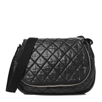Chanel Nylon Quilted Coco Cocoon Messenger Black 1 of 13