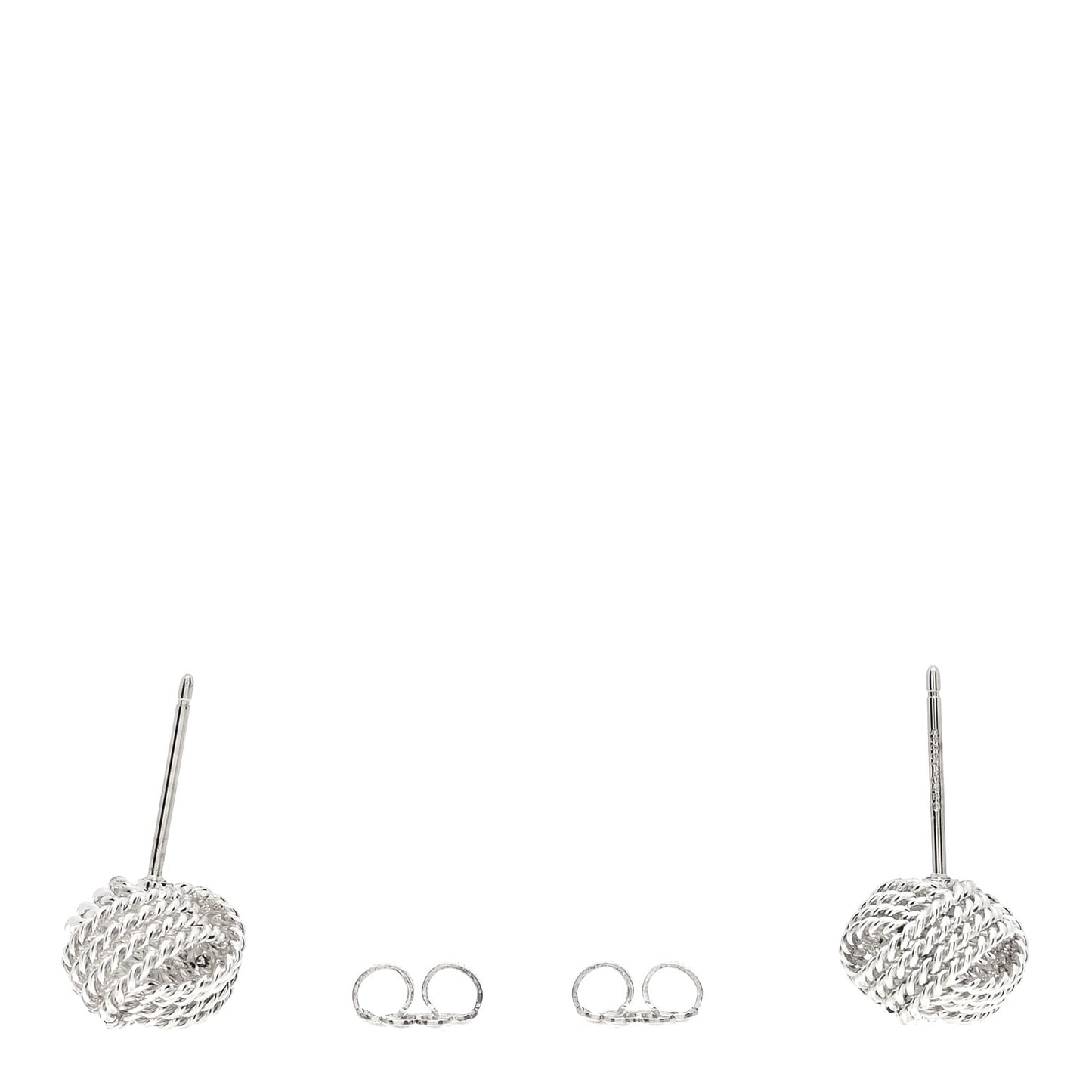 Sterling Silver Twist Knot Earrings