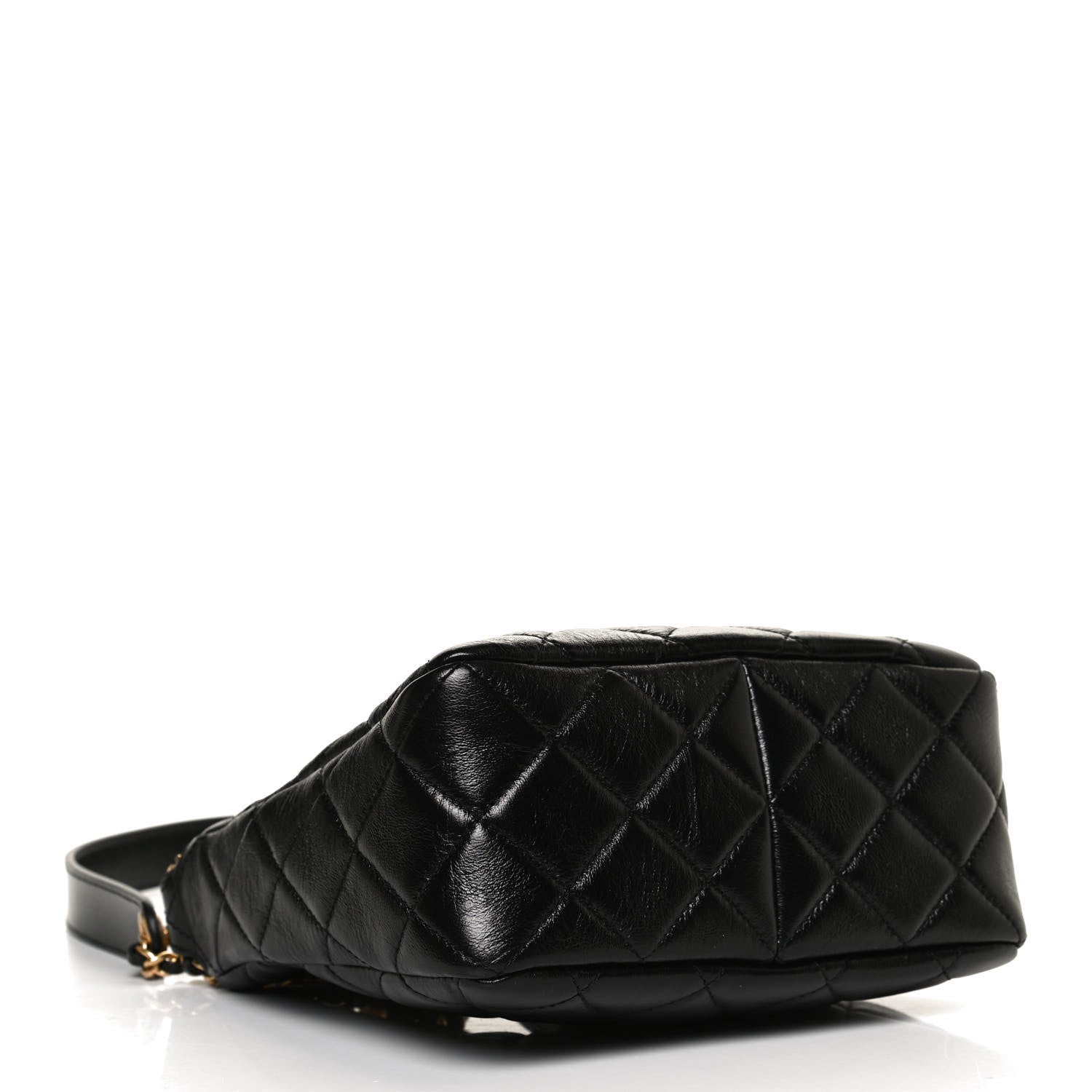 Chanel Lambskin Quilted Hobo Black 4 of 12