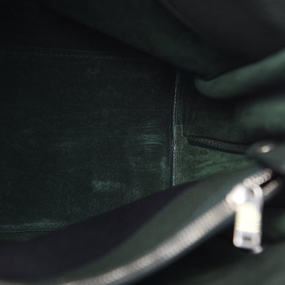 Saint Laurent Grained Calfskin Small Supple Sac De Jour Dark Vert 10 of 11