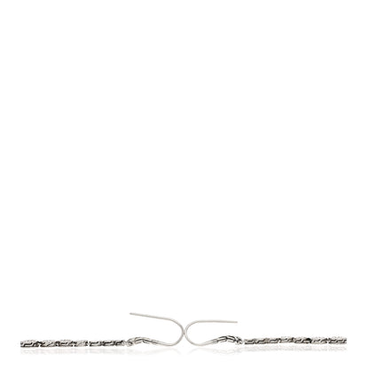 John Hardy Sterling Silver Black Sapphire Dot Drop Earrings 3 of 4