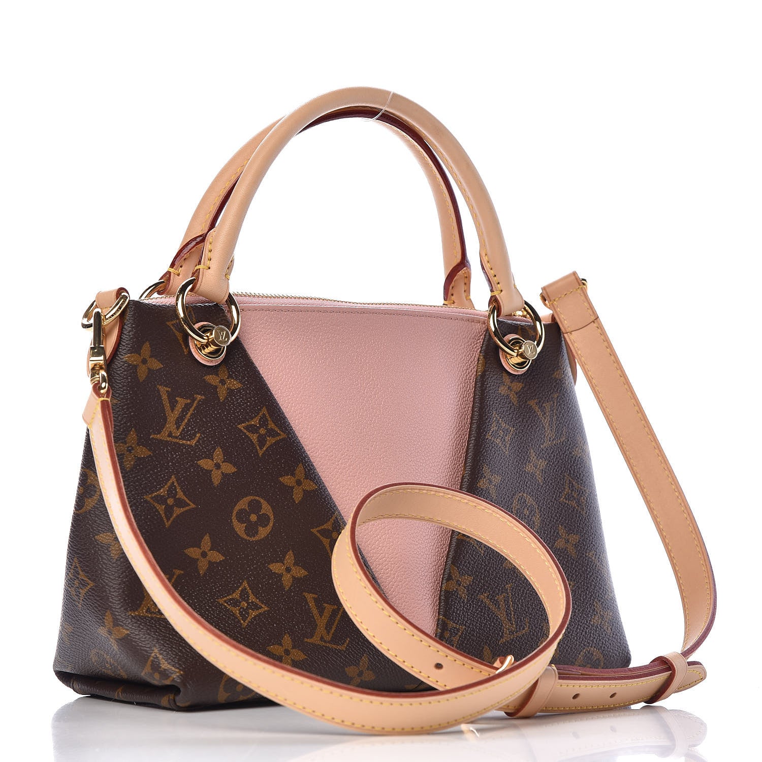 Louis Vuitton Monogram V Tote BB Rose Poudre 3 of 10