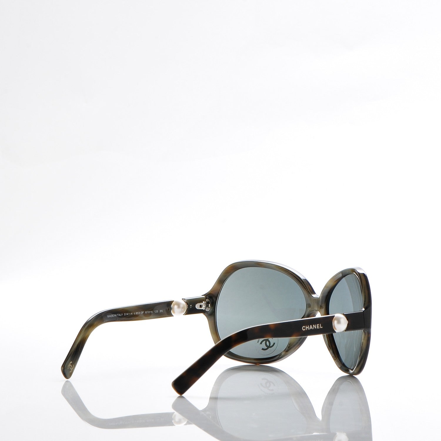Chanel Pearl Sunglasses 5141-H Tortoise 3 of 8