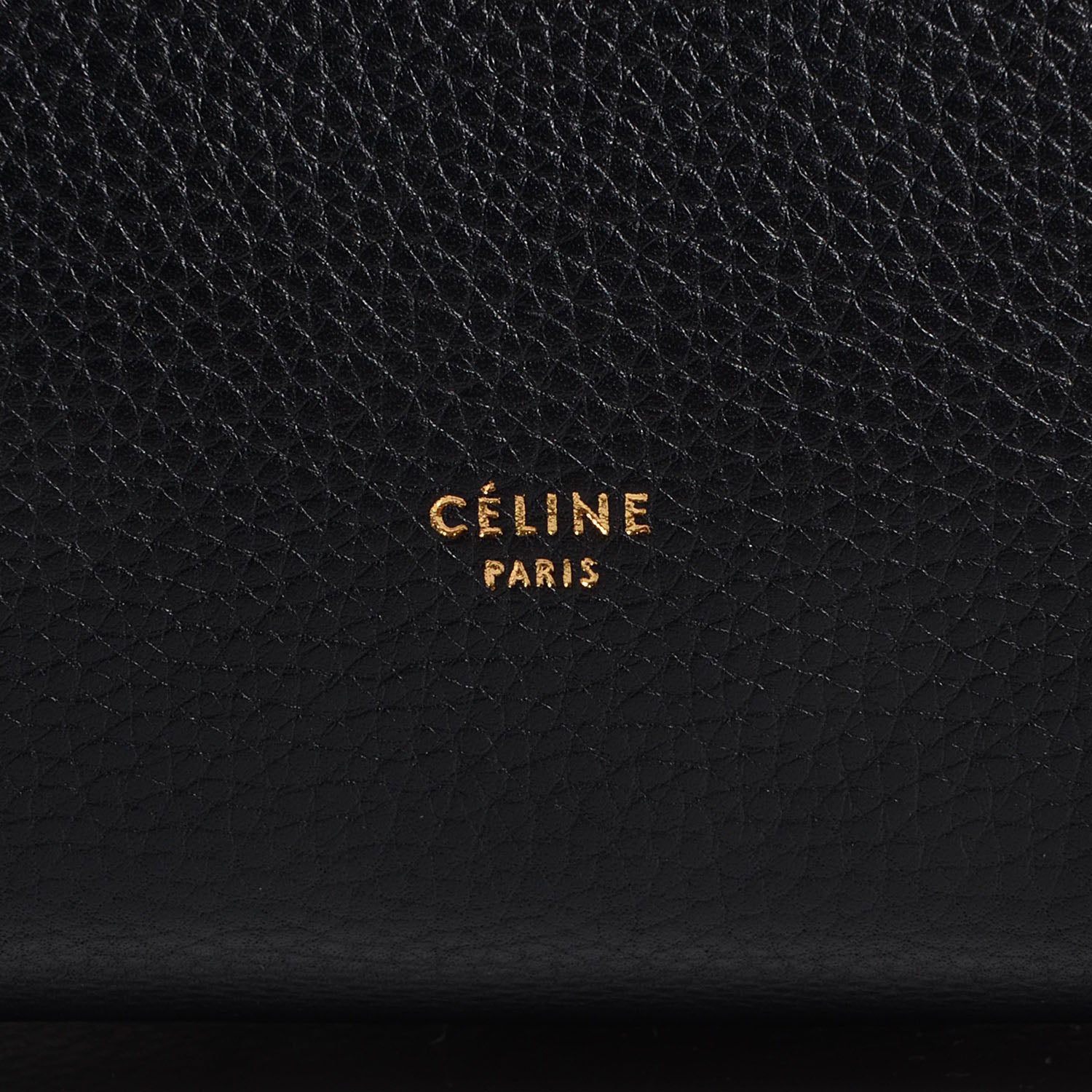 Celine Drummed Calfskin Mini Belt Bag Black 6 of 8