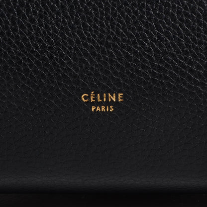 Celine Drummed Calfskin Mini Belt Bag Black 6 of 8