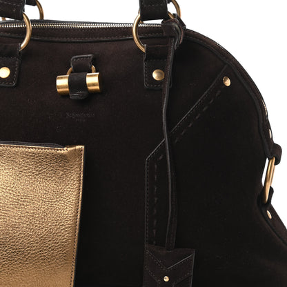 Saint Laurent Suede Large Muse Brown 9 of 9