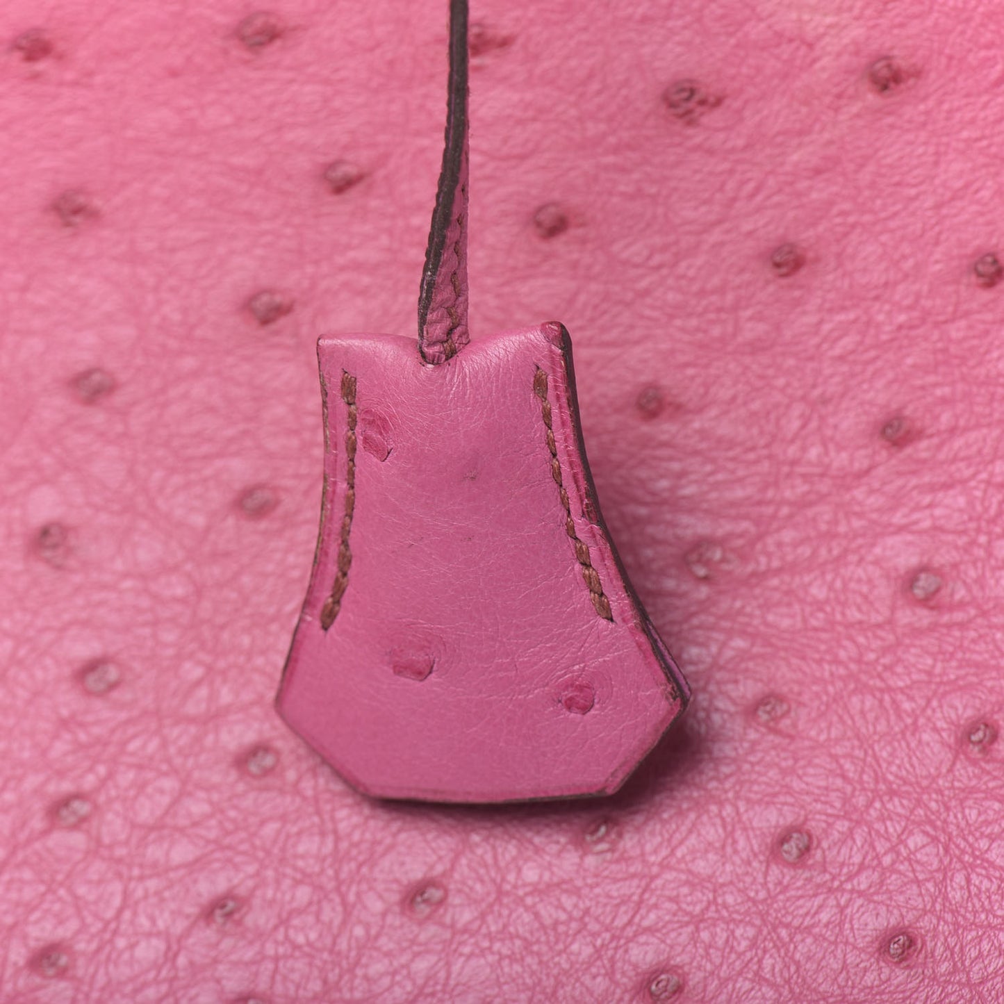Ostrich Birkin 35 Fuchsia