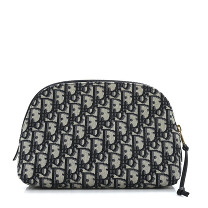 Christian Dior Oblique Large Beauty Pouch Bleu 1 of 8