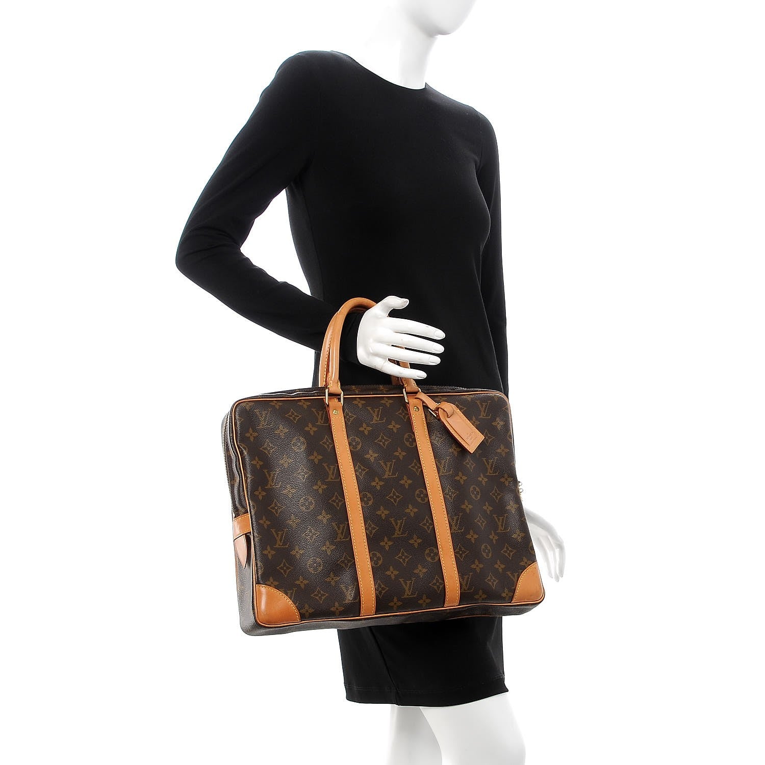 Louis Vuitton Monogram Porte Documents Voyage Soft Briefcase 2 of 7