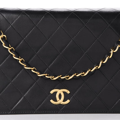 Chanel Lambskin Quilted Small Single Flap Black 11 of 11