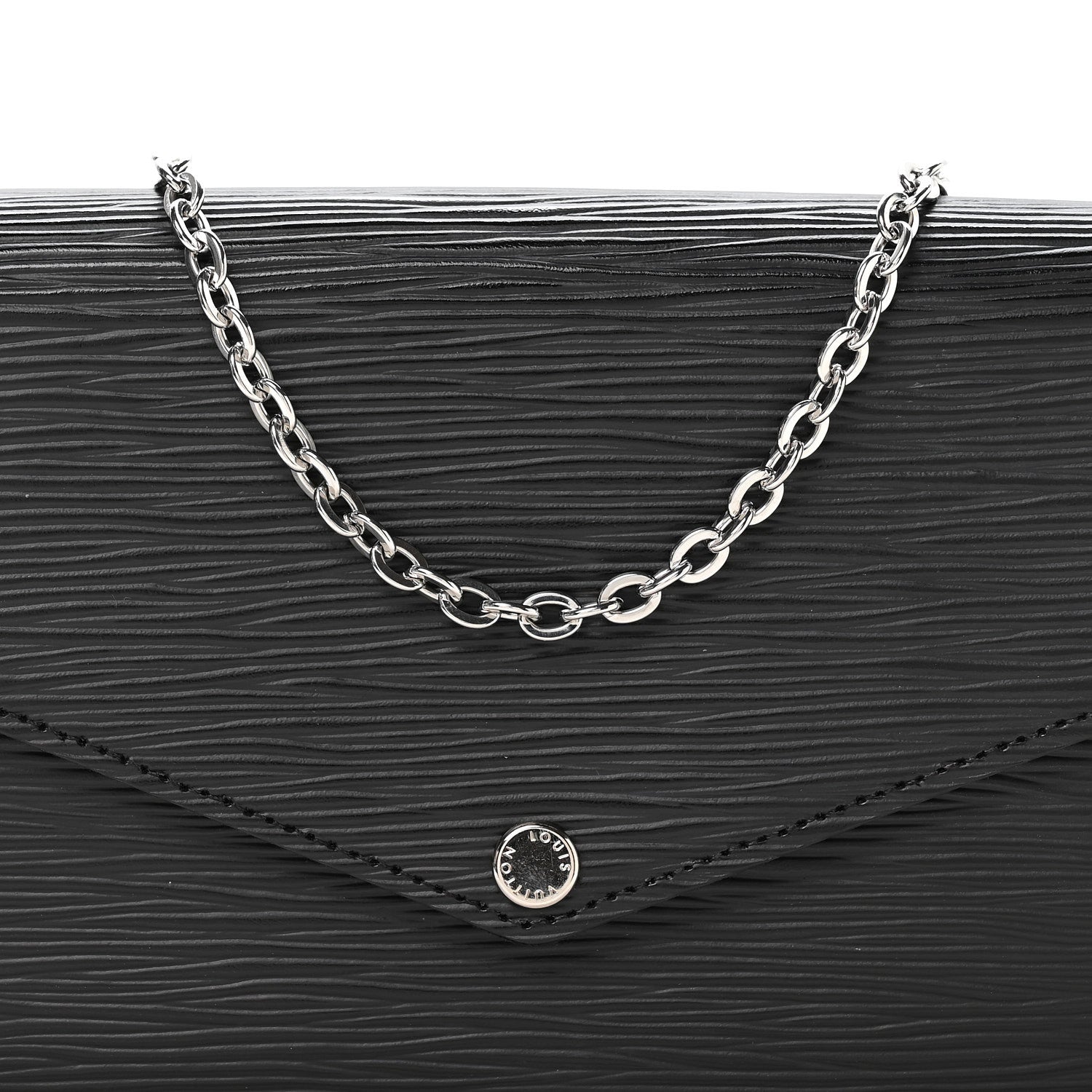 Louis Vuitton Epi Pochette Felicie Black 9 of 11