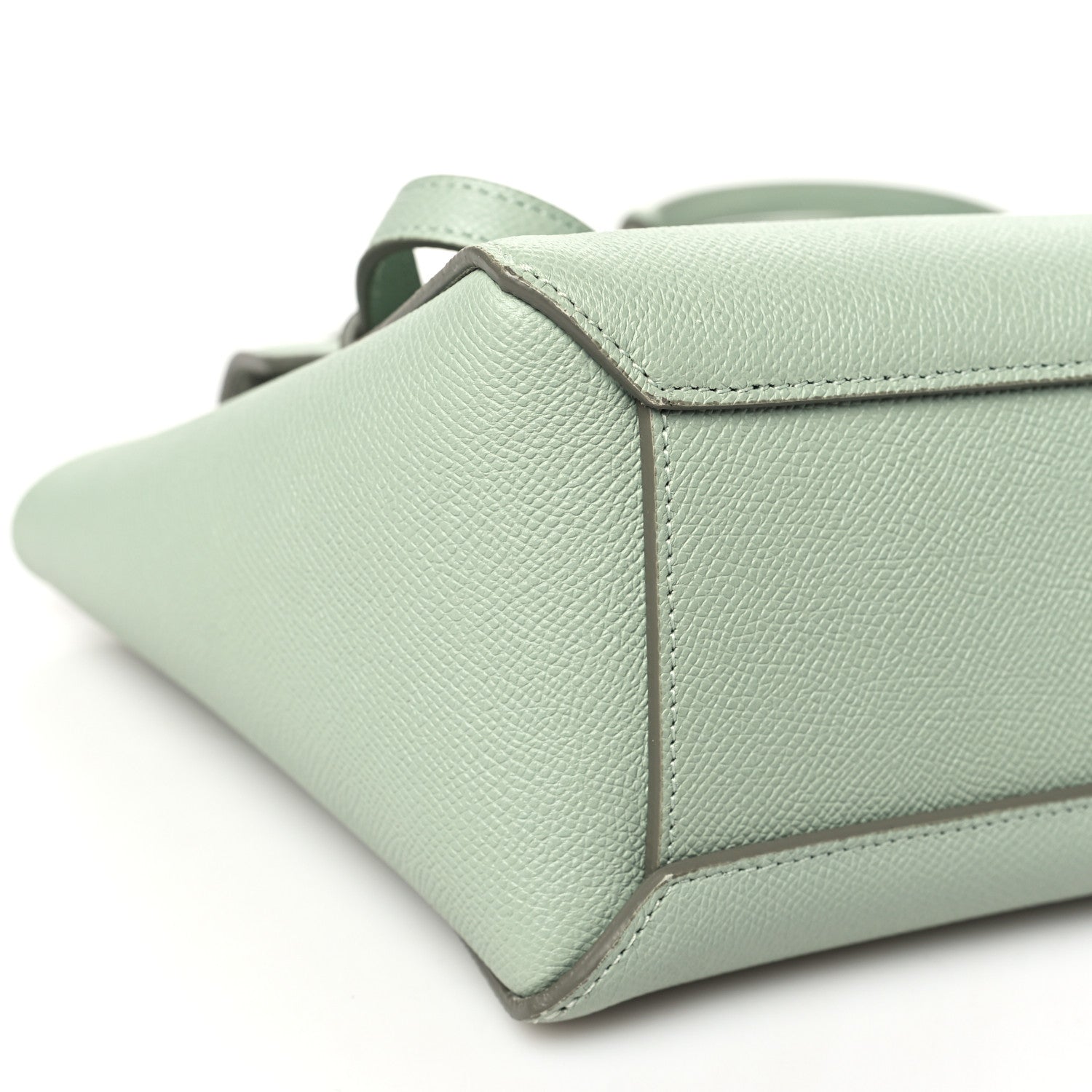 Celine Grained Calfskin Nano Belt Bag Pastel Green 9 of 10