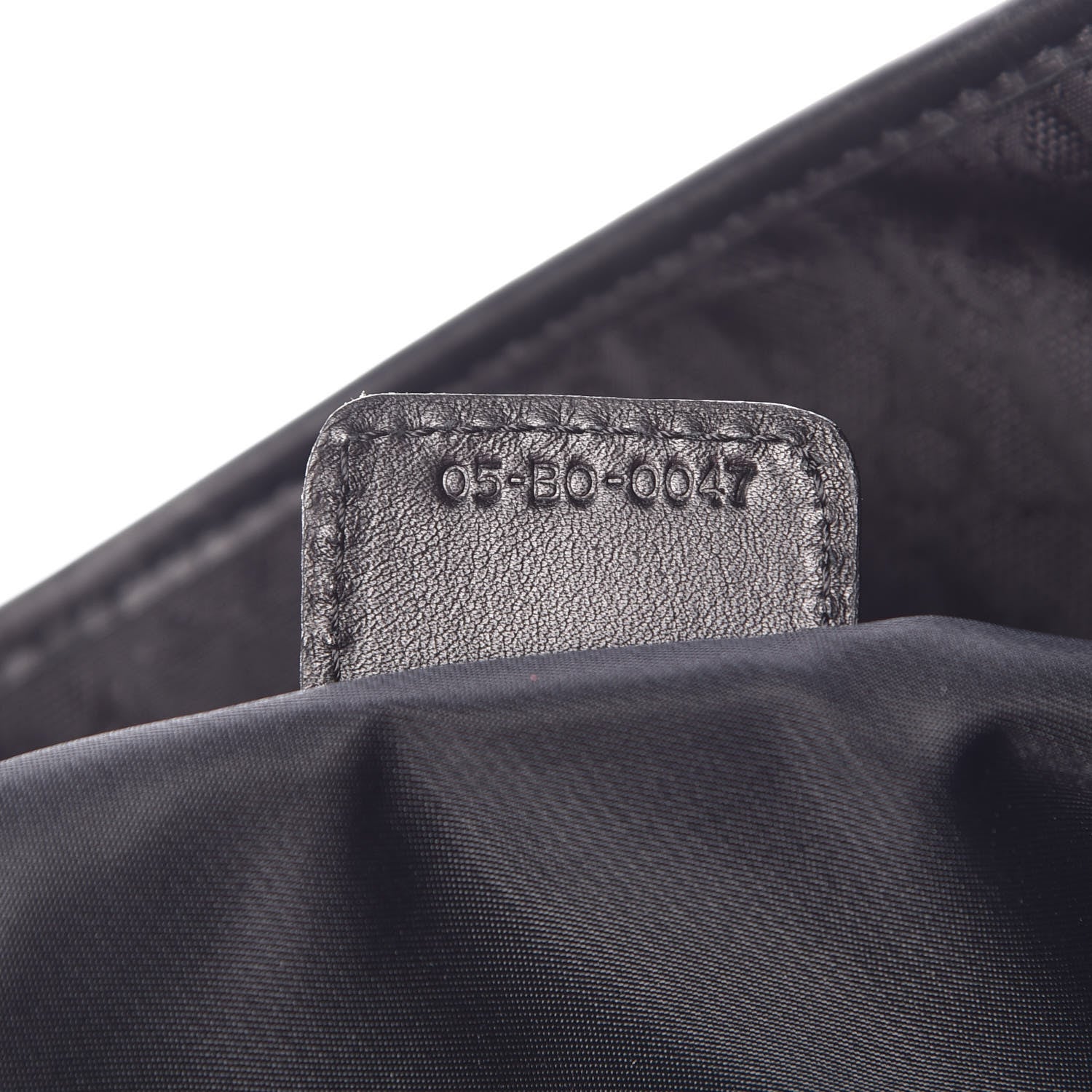 Christian Dior Nylon Monogram Lovely Shopping Tote Black 9 of 11