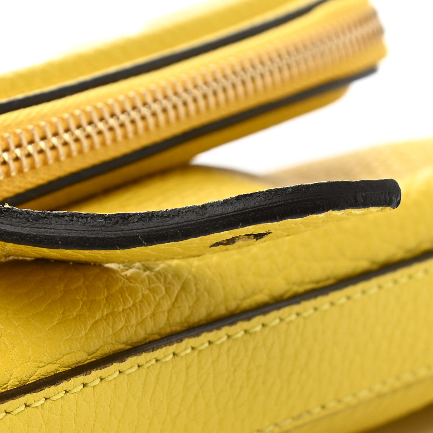 Alexander McQueen Grainy Calfskin Padlock Skull Clutch Yellow 8 of 8