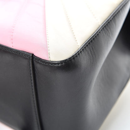 Gucci Calfskin Bamboo Trapuntata Queen Margaret Backpack Blue Agata Hibiscus Red Mystic White Sugar Pink 10 of 16