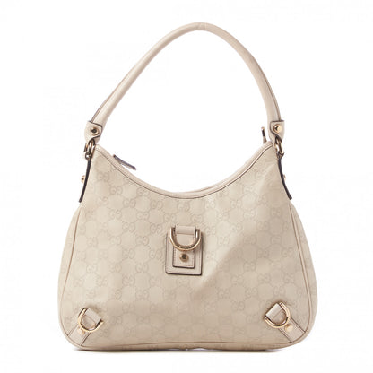 Gucci Guccissima Medium Abbey D Ring Hobo Off White 1 of 8